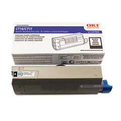 Okidata C711 Black Toner Cartridge (11000 Page Yield) (TYPE 16) (44318604)