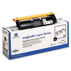 Konica Minolta Magicolor 2400/2500 Black Toner Cartridge (4500 Page Yield) (1710587-004)