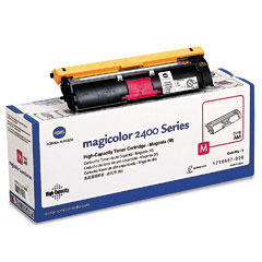 Konica Minolta Magicolor 2400/2500 Magenta Toner Cartridge (4500 Page Yield) (1710587-006)