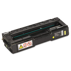 Ricoh Aficio SP-C220/240 Yellow Toner Cartridge (2000 Page Yield) (TYPE 220) (406044)