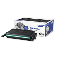 Samsung CLP-610/660 Black Toner Cartridge (2500 Page Yield) (CLP-K660A)