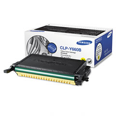 Samsung CLP-610/660 Yellow Toner Cartridge (5000 Page Yield) (CLP-Y660B)