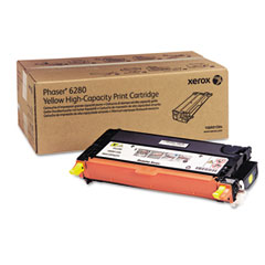 Xerox Phaser 6280 Yellow High Capacity Toner Cartridge (5900 Page Yield) (106R01394)