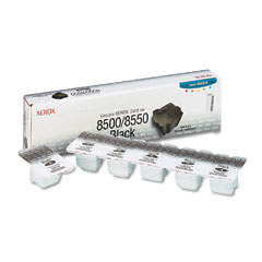 Xerox Phaser 8500/8550 Black Solid Ink Sticks (6/PK-6000 Page Yield) (108R00672)