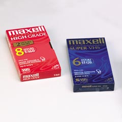 Maxell 180 Minute T-180 standard grade VHS Tape (213027)